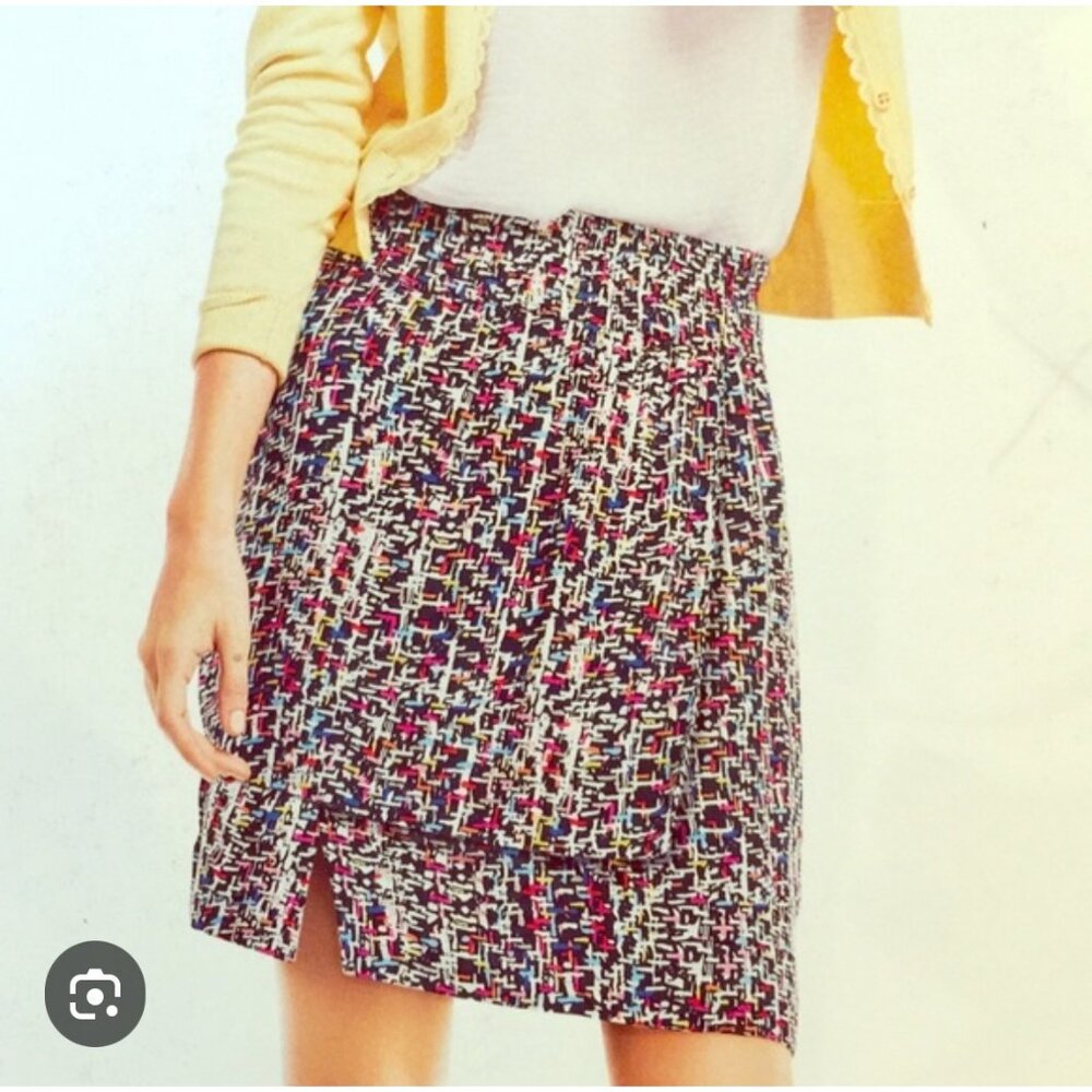 Cabi reversible faux wrap skirt